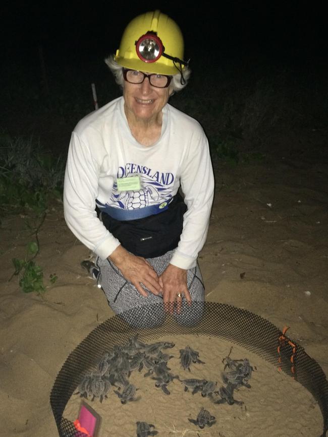 Bribie Island environmentalist and Turtle surveyor Diane Oxenford.