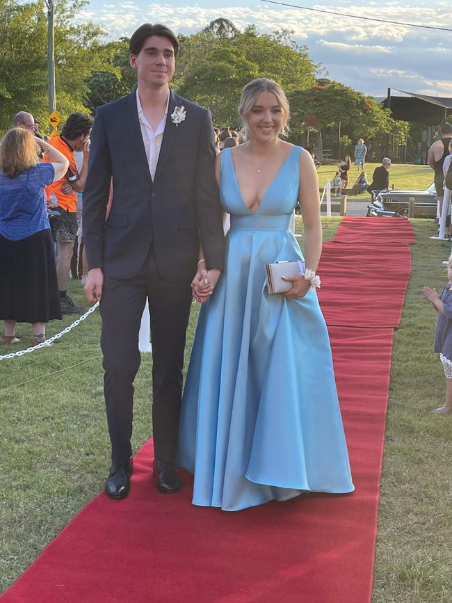 Aldridge State High School students celebrate their formal.