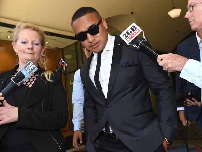 Behind the cool shades lurk the eyes of repeat offender Jamil Hopoate. Picture: Justin Sanson