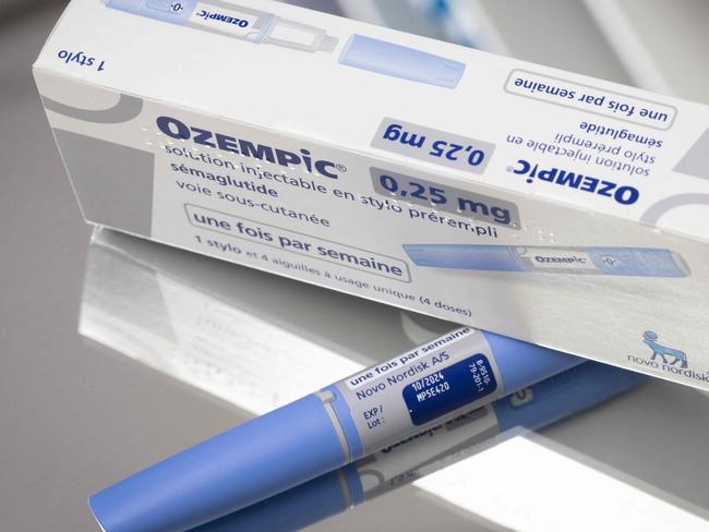 This photograph taken on February 23, 2023, in Paris, shows the anti-diabetic medication "Ozempic" (semaglutide) made by Danish pharmaceutical company "Novo Nordisk". - On TikTok, the hashtag "#Ozempic" has reached more than 500 million views: this anti-diabetic medication is trending on the social network for its' slimming properties, a phenomenon that is causing supply shortages and worrying doctors. (Photo by JOEL SAGET / AFP)