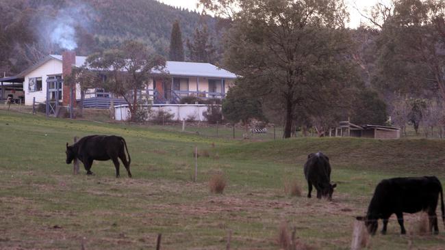 The Bonnie Doon house where convicted drug trafficker Tony Mokbel hid before fleeing to Greece.