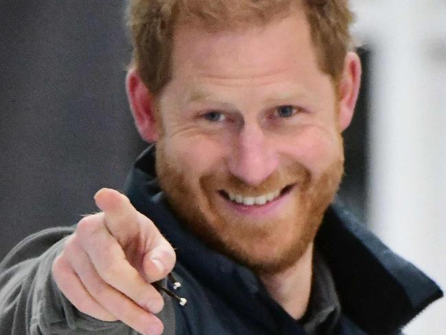 Britain's Prince Harry, Duke of Sussex, attends the "Invictus Games Vancouver Whistler 2025's One Year to Go" winter training camp in Whistler, British Columbia, Canada, February 16, 2024. (Photo by Don MacKinnon / AFP)