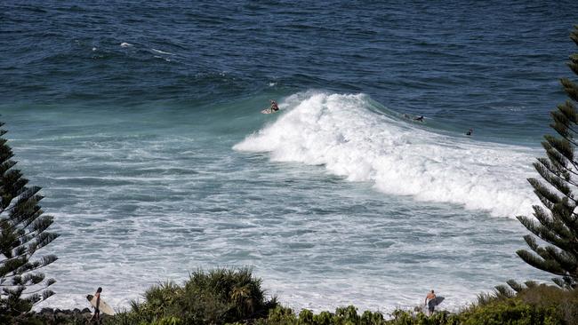 Surfers tried to save the man. Natalie Grono/The Australian 