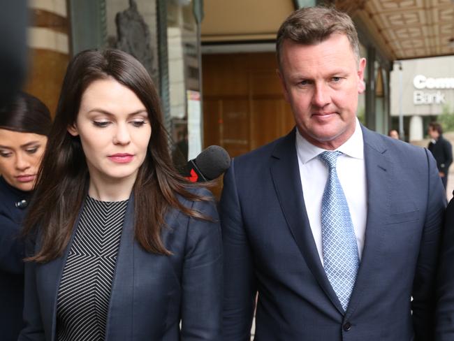 Anthony Bell denies he physically assaulted his estranged wife, Kelly Landry.