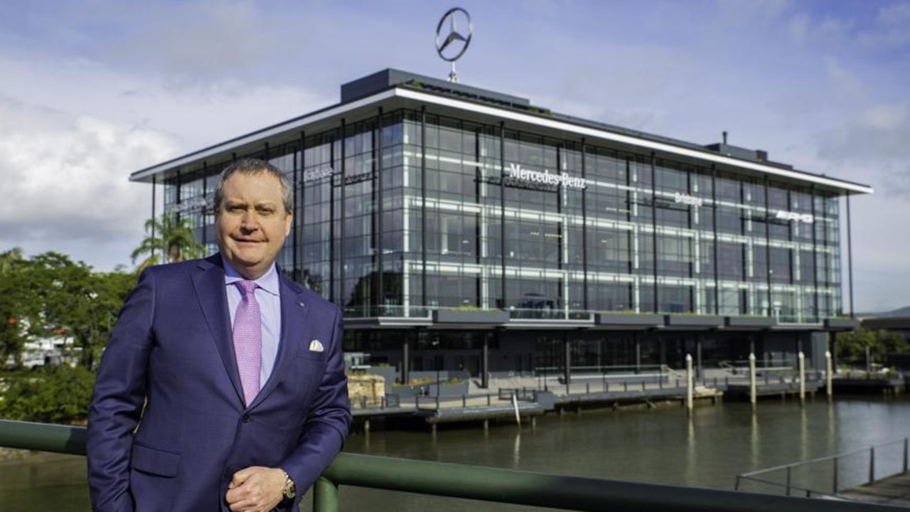 LSH Auto Australia managing director John Good outside Mercedes Benz's Breakfast Creek dealership.