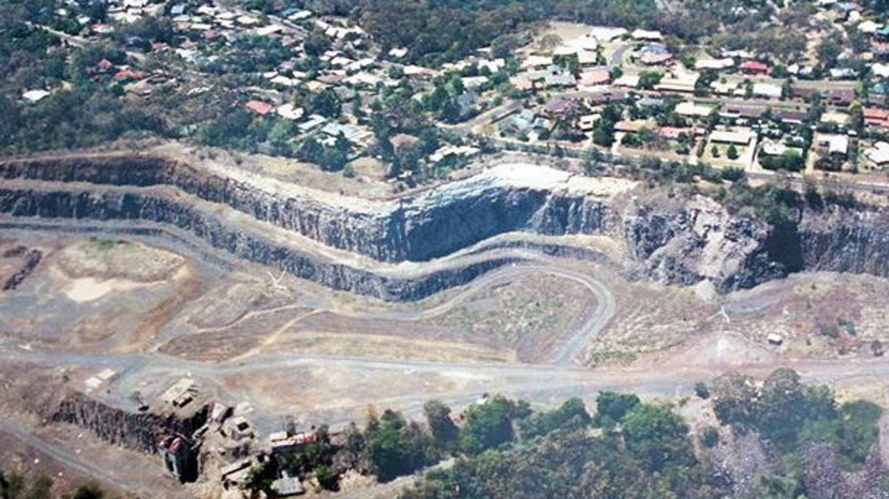 The Bridge St quarry.