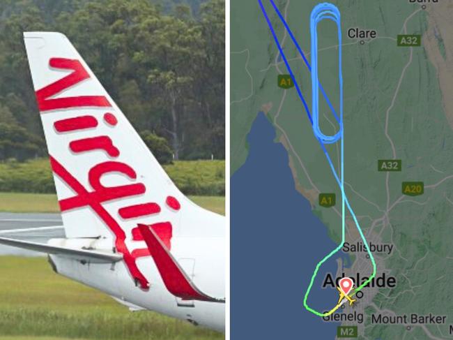 Virgin cancelled flight. Picture: Supplied.