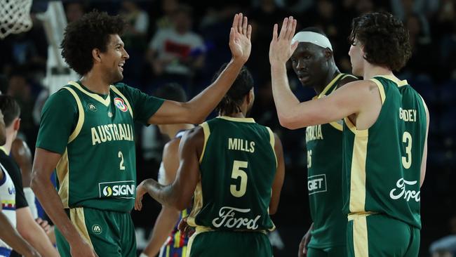 The Boomers looked very good as they gear up for the World Cup. (Photo by Kelly Defina/Getty Images)