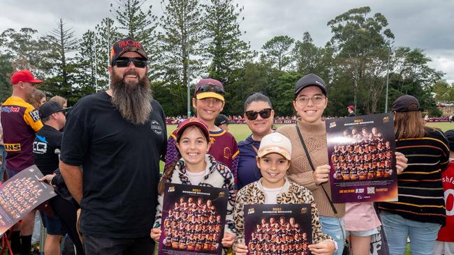 Brisbane Broncos training and fan day at Red Hill ahead of the Grand Final this weekend against Penrith.