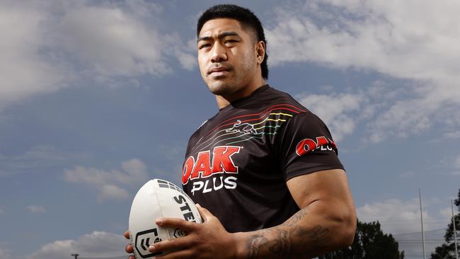 Moses Leota will be a key player for Penrith in the NRL grand final. Picture: Jonathan Ng