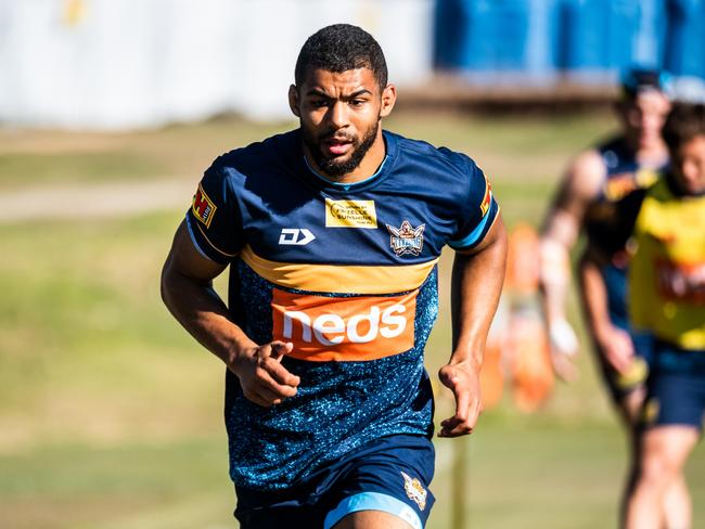 Watkins at Gold Coast training. Picture: Gold Coast Titans