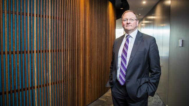 State Housing Minister Roger Jaensch in his offices. Picture: RICHARD JUPE