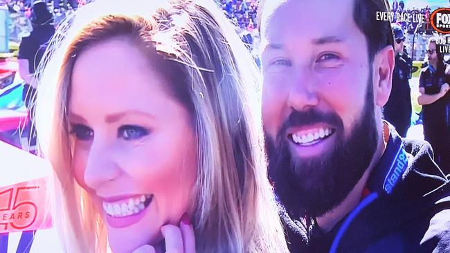 Former Hi5 presenter Charli Robinson after car racing star Liam Talbot popped the big question at Bathurst.