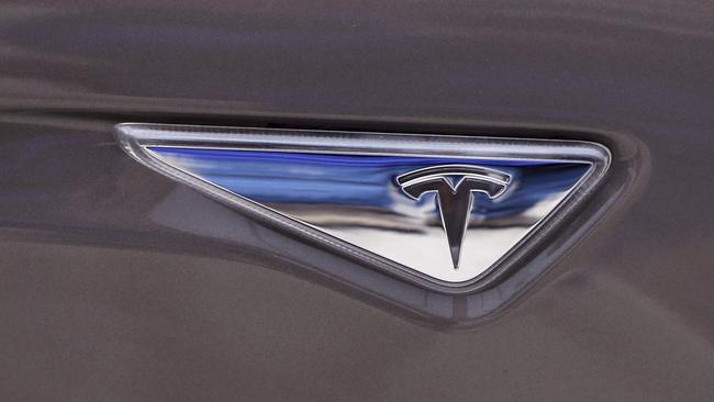 Badge of honour: Tesla’s latest model was just a badge. No charging required, zero emissions and perfect for virtue signalling. Picture: AP