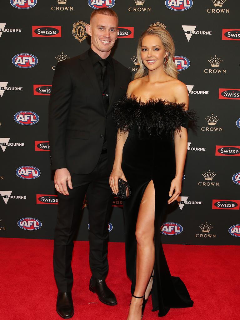 Dayne Beams and wife Kelly. Picture: Michael Klein