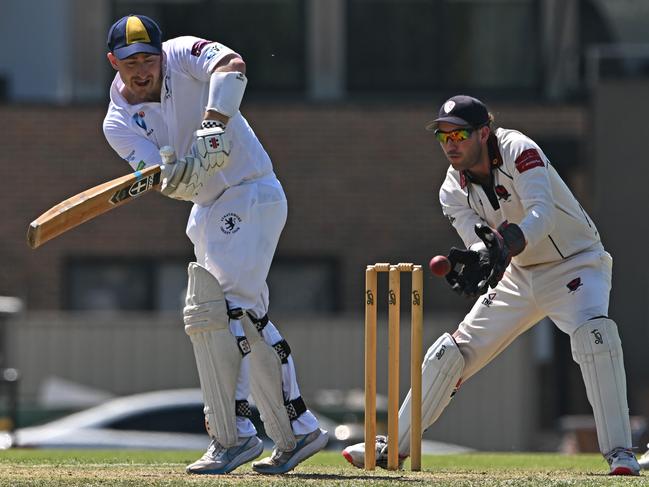 VSDCA: Strathmore’s Shea Mulkearns turns one around the corner. Picture: Andy Brownbill