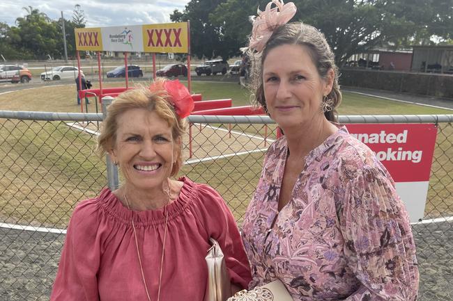 Karen Lonely and Lyn Hosking enjoyed the Bundaberg Toyota Race Day on Saturday, May 13.