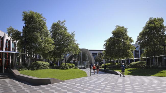 Eastland’s Town Square precinct. Picture: Wayne Taylor.