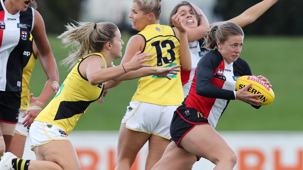 St Kilda and Richmond will play in the AFLW season-opener on January 7. Picture: Michael Klein
