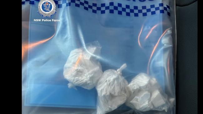 Police seized 500 grams of cocaine in Sydney's southwest, with an estimated street value of $150000. Picture: NSW Police