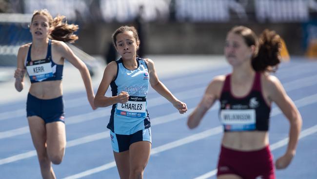 Chanel Charles from East Killara in her 400m race.