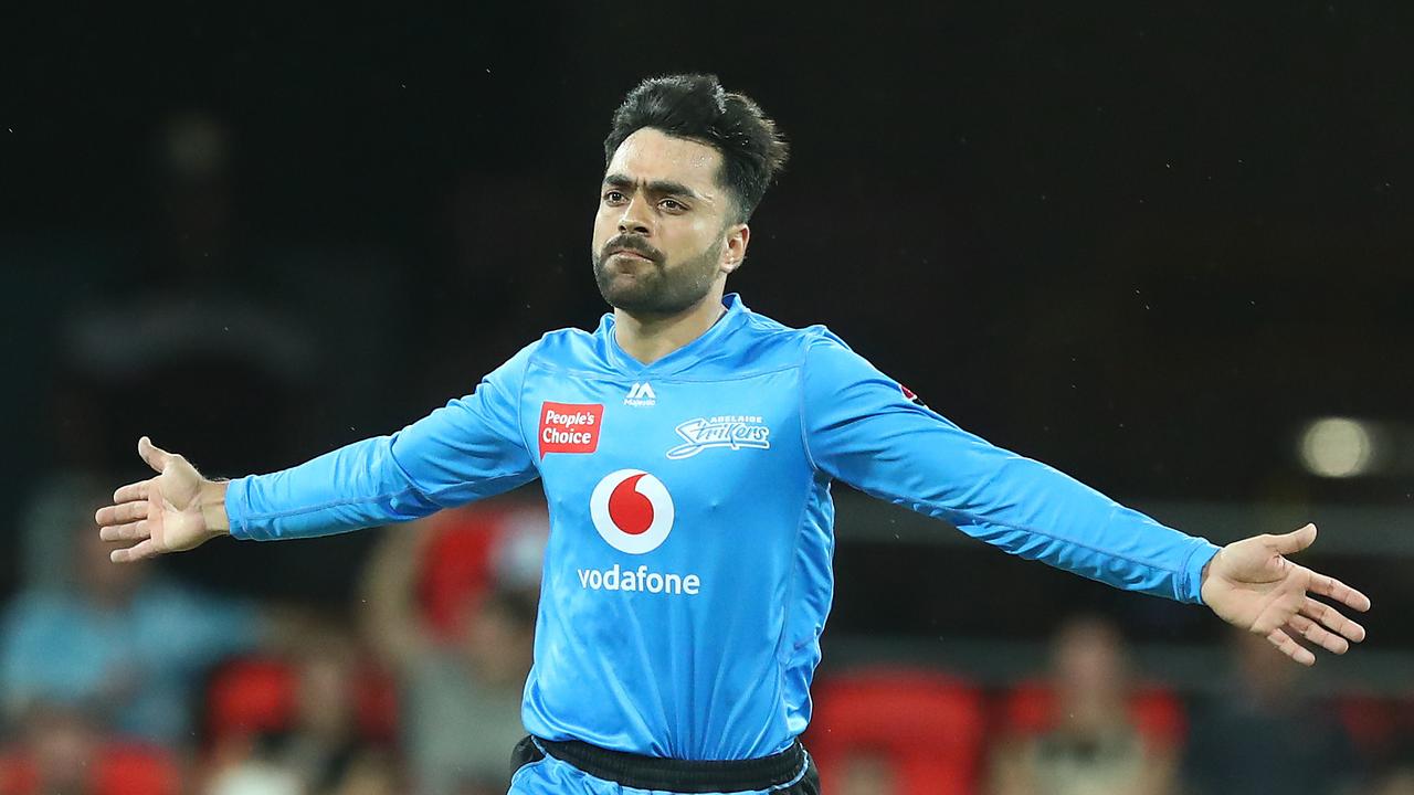 Rashid Khan has represented the Adelaide Strikers since 2017. Photo by Chris Hyde/Getty Images