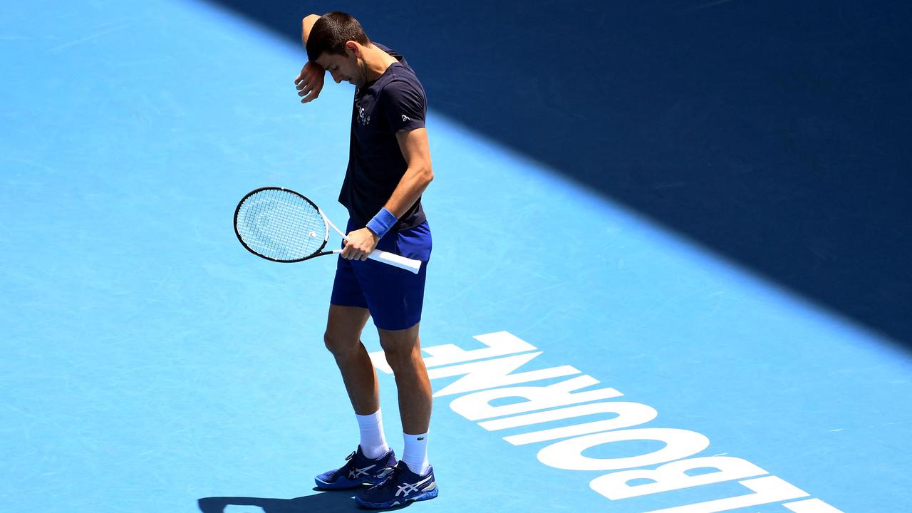 Djokovic is under pressure after admitting his mistakes. (Photo by William WEST / AFP)