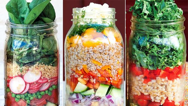 Salads in a jar: Recipes for inspiring lunches | news.com.au ...