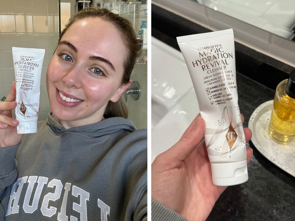 We try the Charlotte Tilbury Magic Hydration Revival Cleanser.