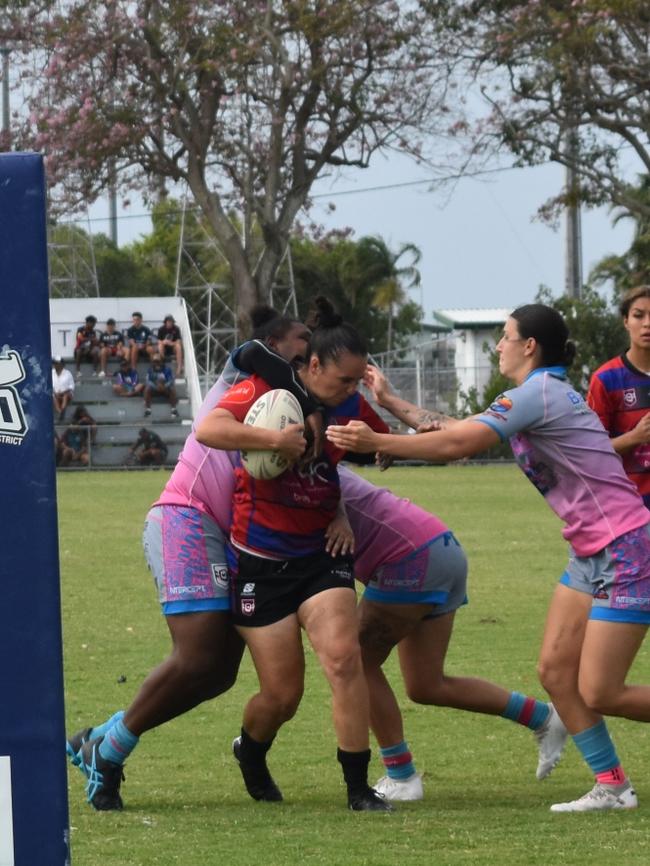 Open women's grand final between Kulpiyam and Coastal Neurs at the Mackay Indigenous Rugby League Carnival. Picture: Mitch Bourke.