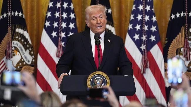 President Donald Trump will unveil his tariffs on Wednesday. Picture: AP