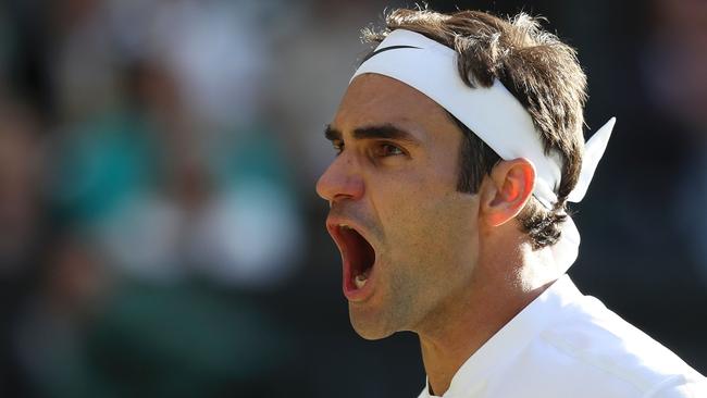 Switzerland's Roger Federer is chasing a record eighth Wimbledon title.