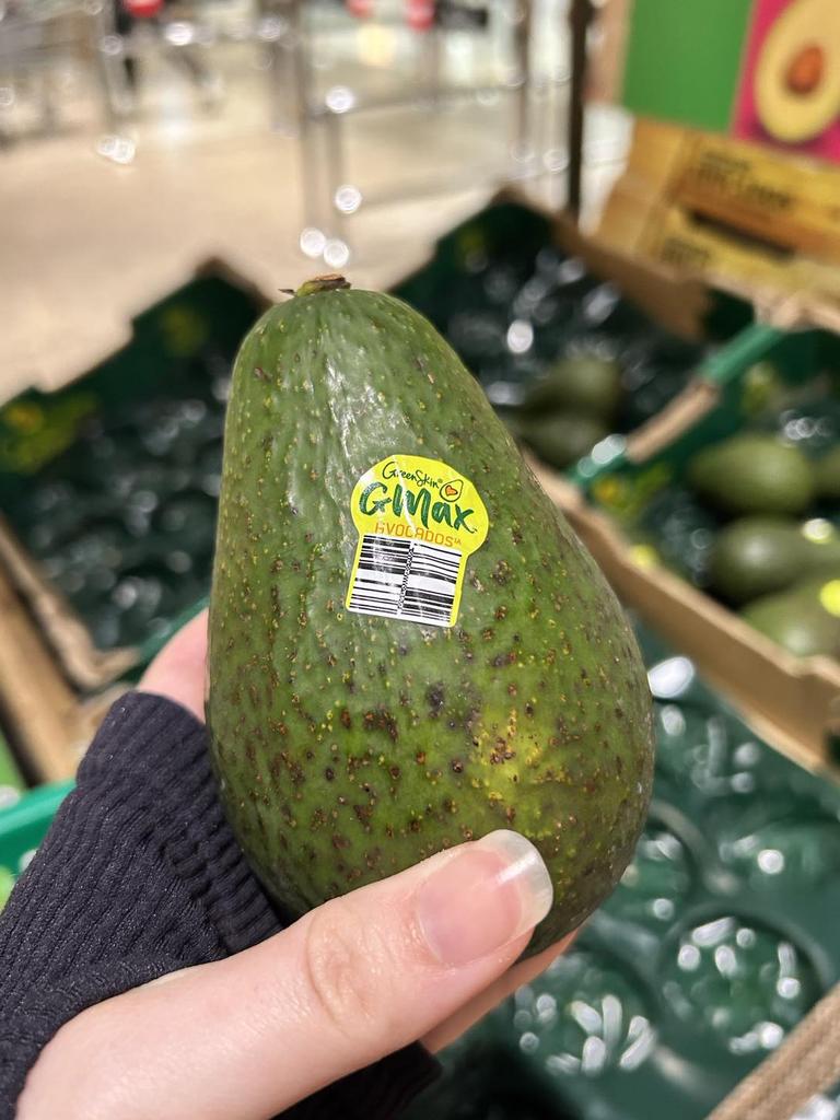 A ‘perfect’ new avocado variety recently launched in Woolworths. Picture: news.com.au