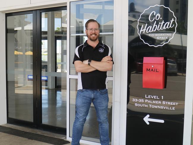 Co. Habitat Co-Working Space director Joshua Roberts says there has been strong interest in booking their meeting and conference rooms. Picture: Supplied.