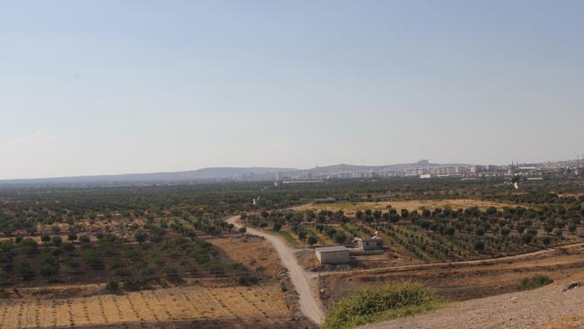 Syrian border area where Neil Prakash was arrested in October 2016. Picture: Supplied