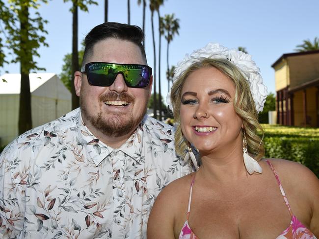 Apiam Bendigo Cup was held at Bendigo Racecourse, Bendigo, Victoria, on Wednesday, October 30th, 2024. Pictured enjoying the horse racing carnival are Ethan and Elizabeth. Picture: Andrew Batsch