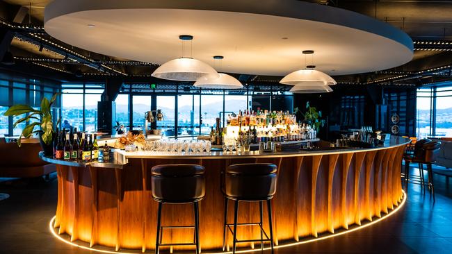 Aura Lounge Bar at Crowne Plaza Hobart. Picture: Supplied