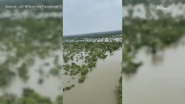 Chopper video around Burketown (March 9)