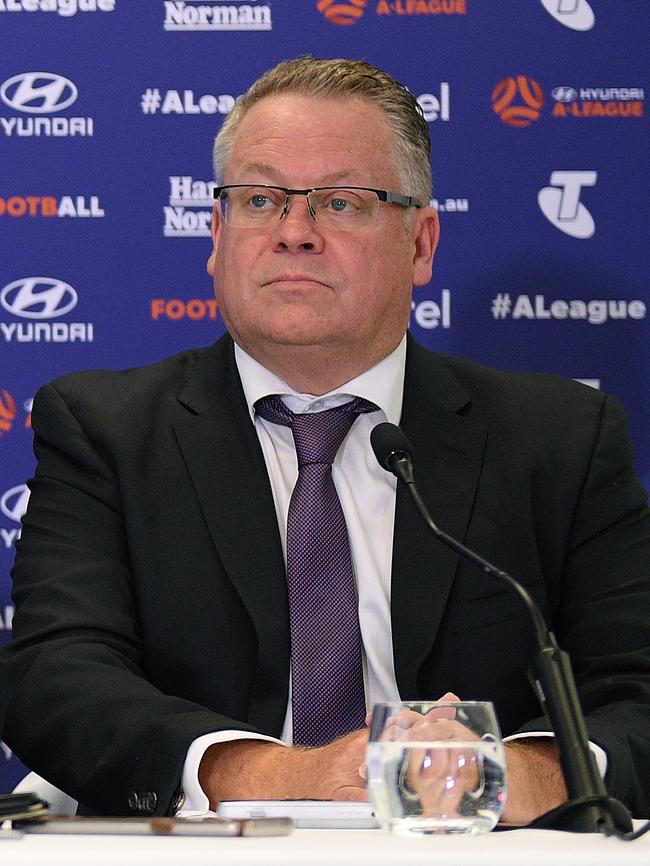 A-League boss Greg O’Rourke.