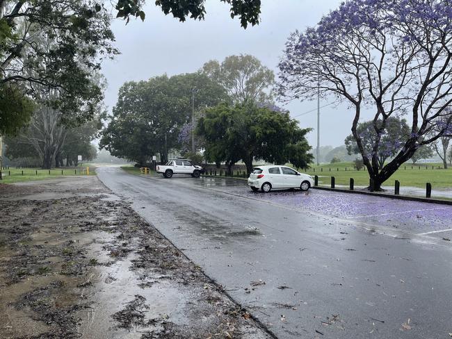 A woman's body has been found on the Sunshine Coast after she met with a man at this carpark at Strathpine on Saturday. Picture: Matthew Johnston