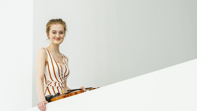 Noa Wildschut made her Australian debut with Elisabeth Brauss for Musica Viva’s season closer. Picture: Alfonso Salgueiro