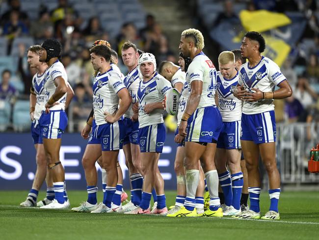 The Bulldogs’ finals credentials have come under question, after suffering another heavy defeat just a week before finals. Picture: NRL Imagery