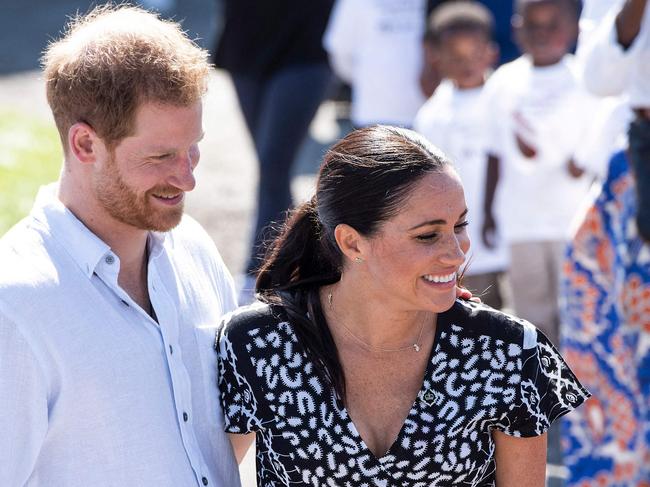 Prince Harry and Meghan Markle have threatened the BBC with legal action. Picture: AFP