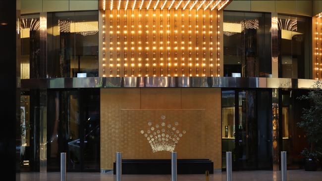 Several venues in Crown Melbourne have been listed as exposure sites. Picture: NCA NewsWire / David Crosling