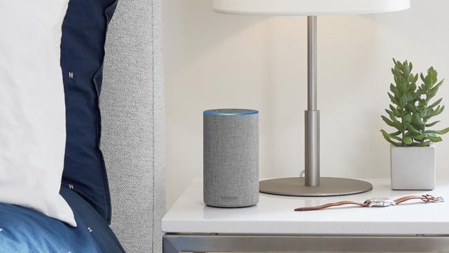 Amazon Echo smart speaker, powered by the Alexa voice assistant