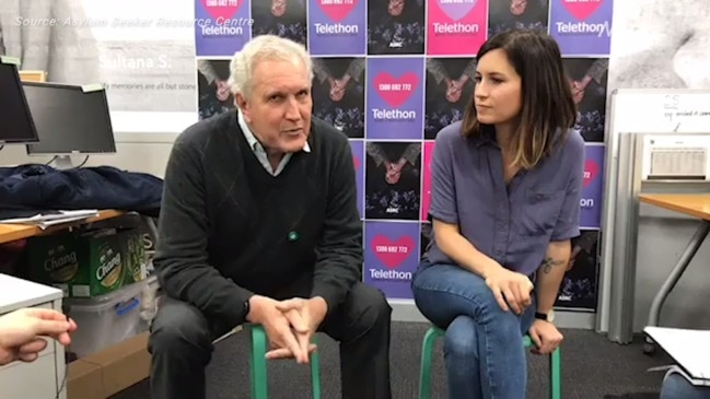 Missy Higgins and father Dr Chris Higgins at ASRC fundraiser