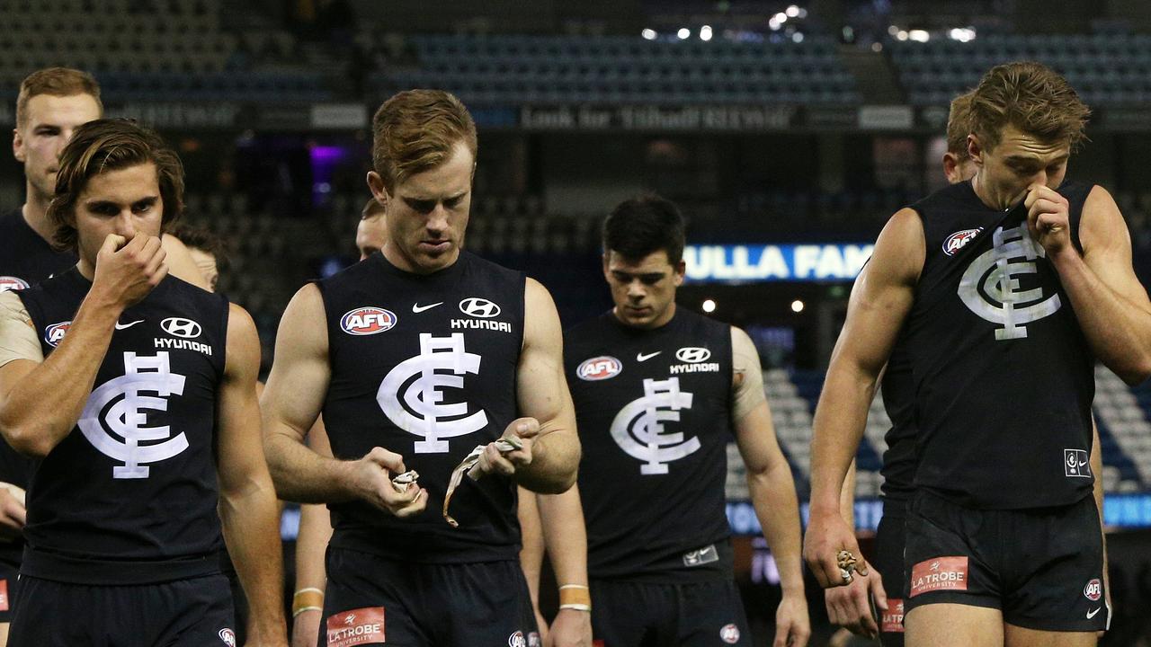 Carlton could end up with two top five draft picks. Photo: Hamish Blair/AAP Image.