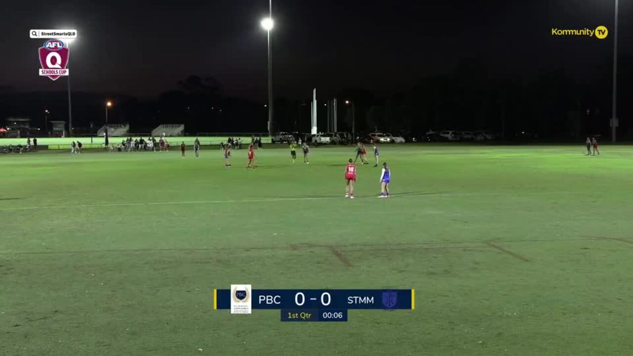 Replay: St Margaret Mary's v Palm Beach Currumbin (Junior Female PF) - 2024 AFLQ Schools Cup State Finals Day 1