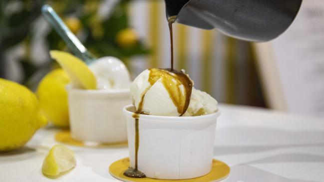 Bar Positano’s affogato with vanilla artisan gelato. Picture: Jenifer Jagielski