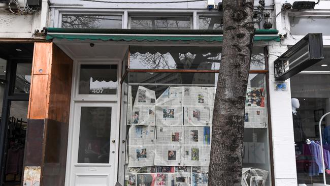 A vacant shop on Chapel St. Picture: Penny Stephens